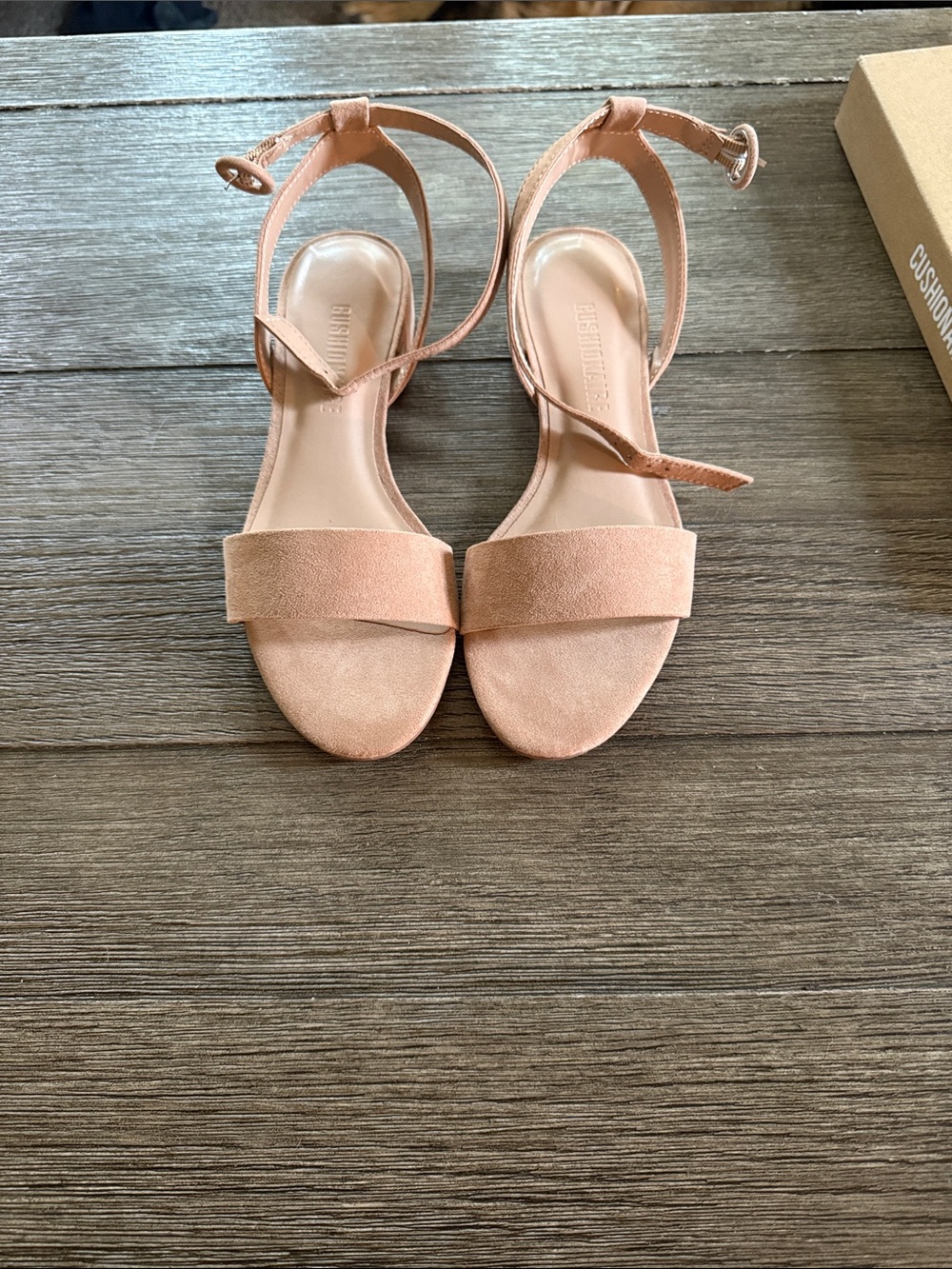 Women's Tan Ankle-Strap Sandals